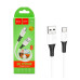 Кабель HOCO X82 Type-C silicone charging data cable, білий