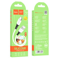 Кабель HOCO X82 Type-C silicone charging data cable, білий
