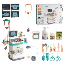 Лікар батар. стійка, тонометр, градусник, аксес, 26 деталей короб. 61*12*45см, 660-86