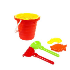 Песочный набор, средний (красный)