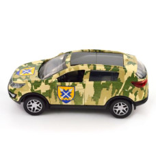 Машинка металлическая из серии "Шевроны Героев" - Kia Stortage R - "56 ОМПБР"