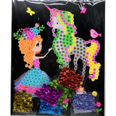 Набор для творчества "Мозаика из паеток: Волшебная принцесса"