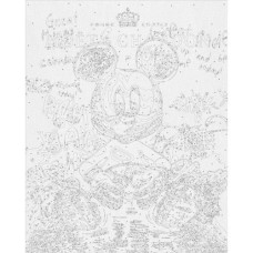 Картина по номерам "МИККИ МАУС" 40х50 см Картина по номерам "МИККИ МАУС" 40х50 см