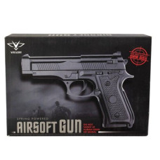 032B Пластиковый пистолет лазер+глушитель