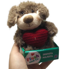 М'яка іграшка "Plush and Co. Песик" (КОРИЧНЕВИЙ) 12 см
