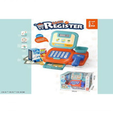 Кассовый аппарат с набором батар.муз.свет.кор.24*16,5*18,3 см.