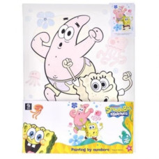 Картина по номерам 30х40 см "Губка Боб: Пора танцевать!" Картина по номерам 30х40 см "Губка Боб: Пора танцевать!"