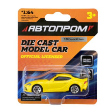 Машина металлическая, 1:64, микс моделей, на планшетке 10*3,5*12 см