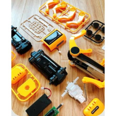 Конструктор "Собака-робот" на солнечной батарее (коробка – 25х4,1х20,2 см)