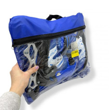 Ролики колеса PVC размер L (38-41) в сумке (СИНИЕ)