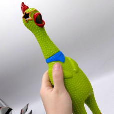 Антистресс "Курица крикун", кричит при нажатии (Оранжевый)