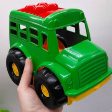 Автобус "Бусик" з пісочним набором, зелений