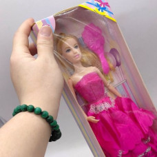 Кукла в праздничном платье с бантом (ГОЛУБАЯ)