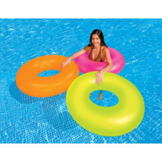 Надувной круг "Неон"﻿ (розовый)