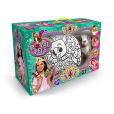 Набор "ROYAL PET'S", сумочка-раскраска + игрушка "Собачка"