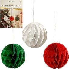 Набор подвесных бумажных новогодних украшений 