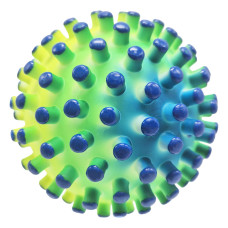 Детский шипастый мяч RB26524(Blue-3) резина, 90 грамм