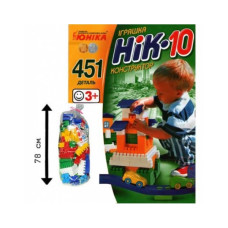 Детский конструктор НИК-10 70972, 451 большая деталь Детский конструктор НИК-10 70972, 451 большая деталь