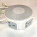 Сетевой фильтр 220V LED Power Switch 3 розетки+2 USB Серый