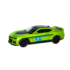 Детская модель машинки Chevrolet Camaro ZL1 2017 Kinsmart KT5399FW инерционная, 1:38 (Green)