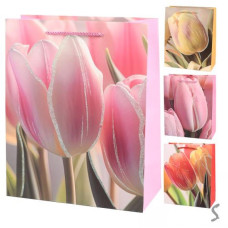 Пакет подарунковий S "Tulips" 18*23*10см, R99665-S Пакет подарунковий S "Tulips" 18*23*10см, R99665-S