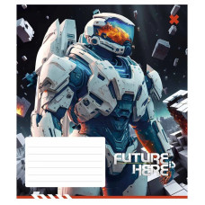 Тетрадь ученическая «Future is Here» 012-3417K-5 в клеточку, 12 листов