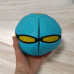 Мяч-трансформер со светом "Flat Ball Disc: Мячик-фризби", персик