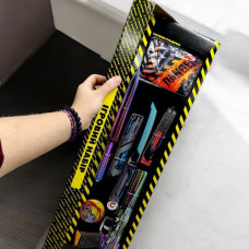 Игровой набор "BIG BOX Geometric", деревянный - резинкострел, ножи, перчатки, брелок Игровой набор "BIG BOX Geometric", деревянный - резинкострел, ножи, перчатки, брелок