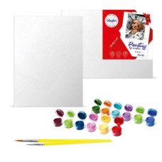 Картина по номерам "Постер. Утро с котиком" 30x40см Картина по номерам "Постер. Утро с котиком" 30x40см