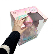 Манекен для причесок и макияжа, световой эффект, с аксессуарами, в коробке. Манекен для причесок и макияжа, световой эффект, с аксессуарами, в коробке.