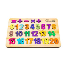 Деревянный пазл-вкладыш 