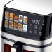 Аэрогриль-аэрофритюрница Prime Kitchen AF8005ETG 12,5 л, 4400 Вт, с двойными нагревательными элементами и сенсорным управлением