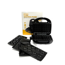 Бутербродница DENX DX2095 на 5 пластин 850 Вт. Черный (DX2095) Бутербродница DENX DX2095 на 5 пластин 850 Вт. Черный (DX2095)