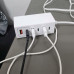 Сетевое зарядное устройство 120 W с 3 USB и 3 Type-C / Адаптер быстрой зарядки / Универсальный адаптер питания 26X-203