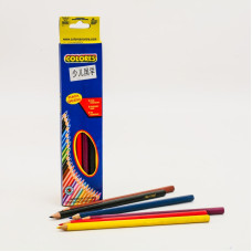 Карандаш кольоровий 6 кольорів, 7-6