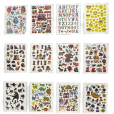 Наклейки в асортименті (упаковка 12 шт в міксі), RS-0260 Наклейки в асортименті (упаковка 12 шт в міксі), RS-0260