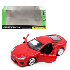 Машина металлопластиковая "Lexus", красная