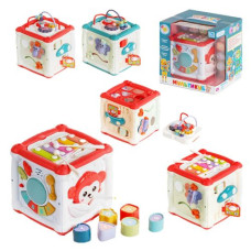 Мультикуб 42666 (12) "TK Group", УКРАЇНСЬКЕ ОЗВУЧУВАННЯ, вивчення літер, форм, кольорів, пісні, сортер, у коробці