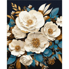 Картина по номерам с красками металлик "Белая симфония" 40х50 см