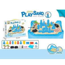 Кинетический песок 500г песка, песочница, инструменты, формы, в коробке Кинетический песок 500г песка, песочница, инструменты, формы, в коробке