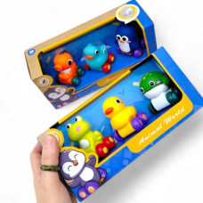 НАБІР ТВАРИНОК НА КОЛЕСИКАХ (ВИД 2)