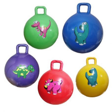 Мяч для фітнесу "Динозавр" 45см, 380 грам (жовтий)