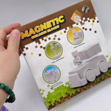 Магнитный конструктор "MINECRAFT" машинки (СТИВ)
