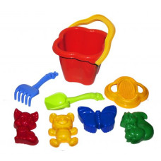 Песочный набор "Колокольчик" №2 (красный)