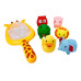 Набор игрушек для ванны MGZ-0933 сачок, 6 игрушек