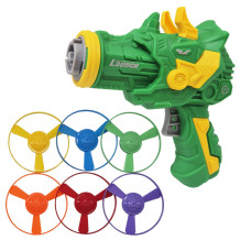 Развлекательная игра-запускалка Динозаврик 123-1K4(Green) 6 дисков