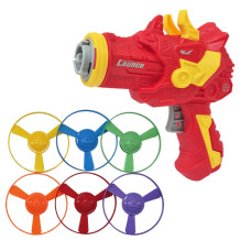 Развлекательная игра-запускалка Динозаврик 123-1K4(Red) 6 дисков