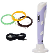 УЦЕНКА!!! 3D Ручка -2 с LED экраном 5V DX006(Violet)-UC USB