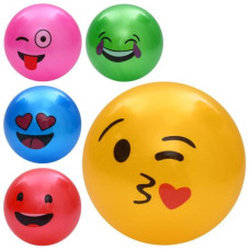 М'яч дитячий 9 дюймів, смайл, 57-60г, 4 види/мікс кольорів, MS 4847 М'яч дитячий 9 дюймів, смайл, 57-60г, 4 види/мікс кольорів, MS 4847