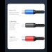 Кабель для зарядки телефонов AWEI CL 971 3 в 1 USB to Type-C+Lightning+MicroUSB 2,4A